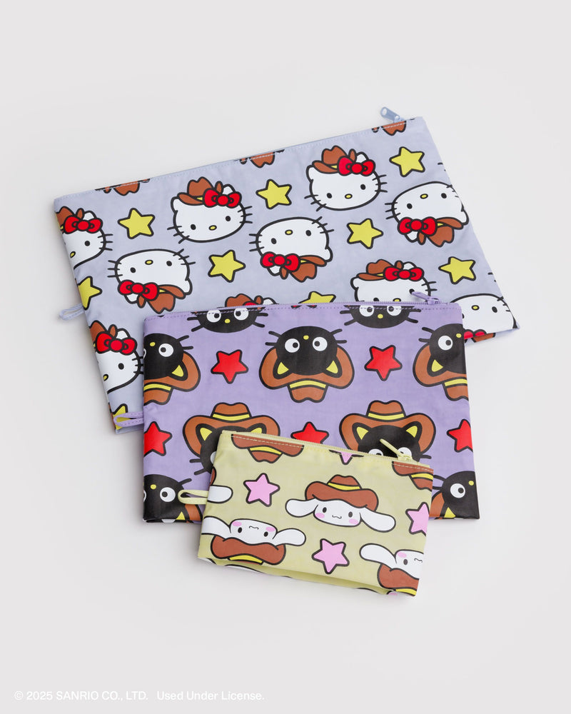 BAGGU Wholesale Shop All Go Pouch Set - Hello Kitty & Friends Western