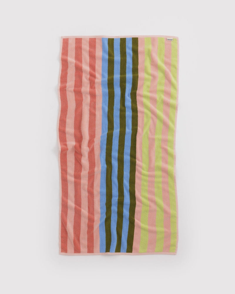 BAGGU Wholesale  Bath Towel - Sherbet Stripe