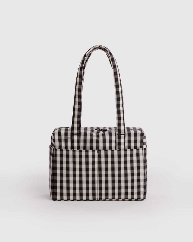 BAGGU Wholesale  Everyday Cloud Bag - Black and Cream Gingham
