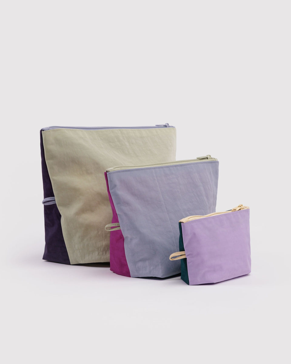 BAGGU Wholesale Pouches Go Pouch Set - Lagoon Mix