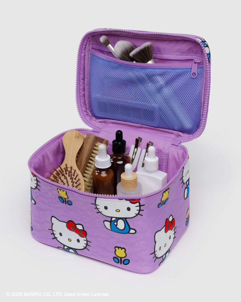 BAGGU Wholesale  Large Cosmetic Case - Hello Kitty Pink