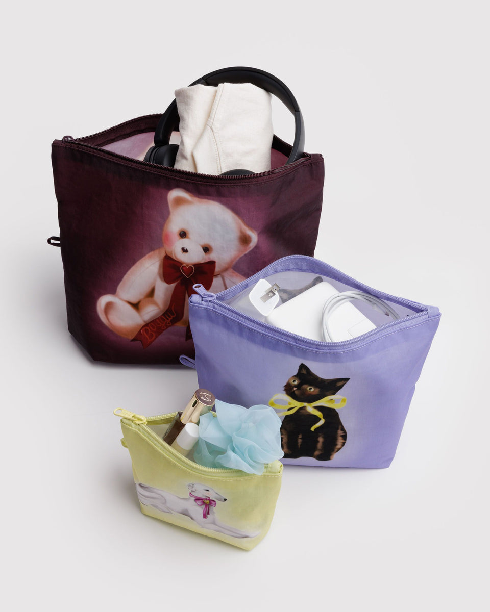BAGGU Wholesale Pouches Go Pouch Set - Fancy Animals