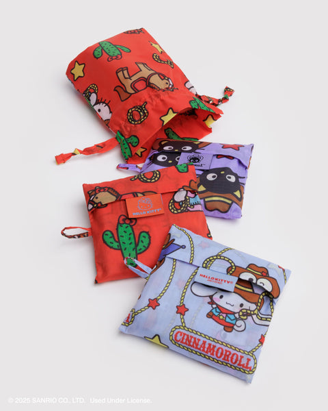 BAGGU Wholesale Reusable Bags Standard Baggu Set of 3 - Hello Kitty & Friends Western