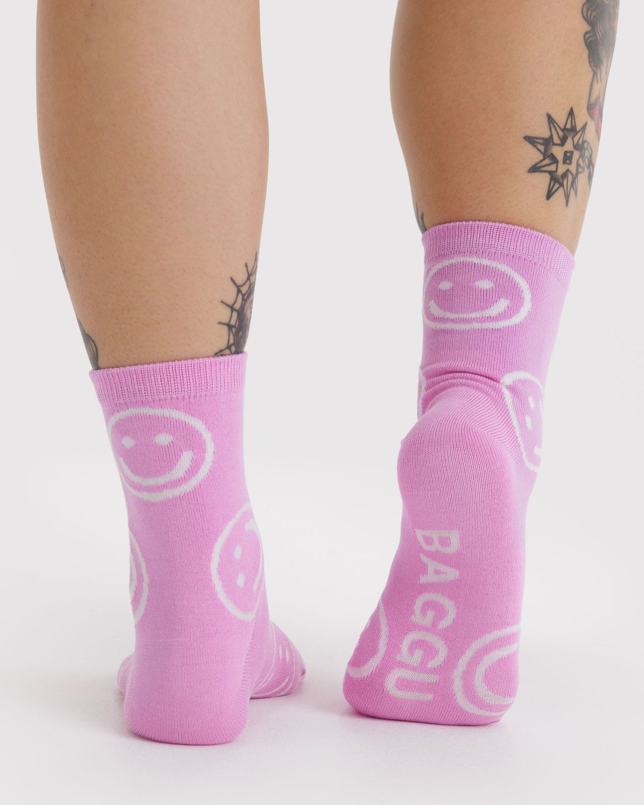 Crew Sock - Pink Happy