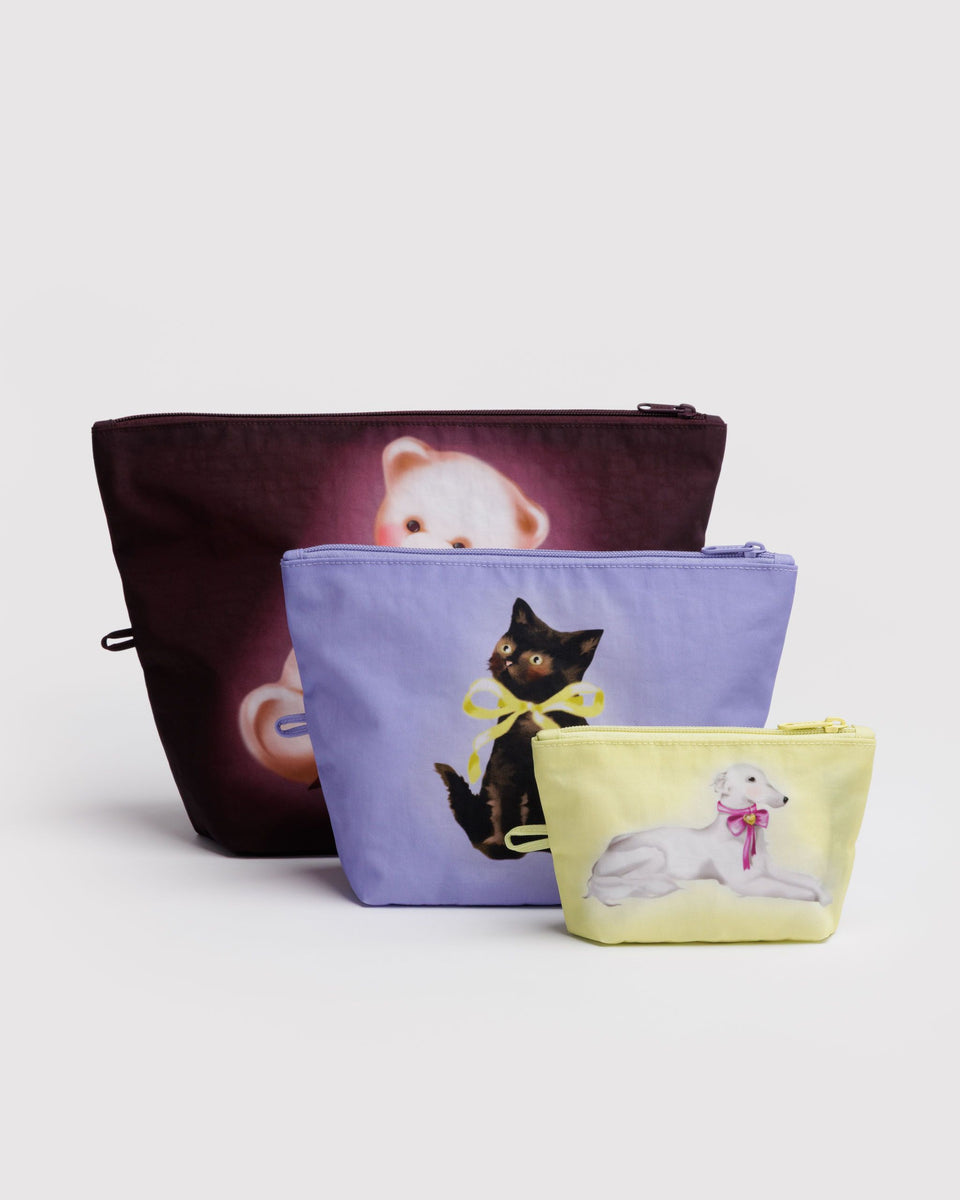 BAGGU Wholesale Pouches Go Pouch Set - Fancy Animals