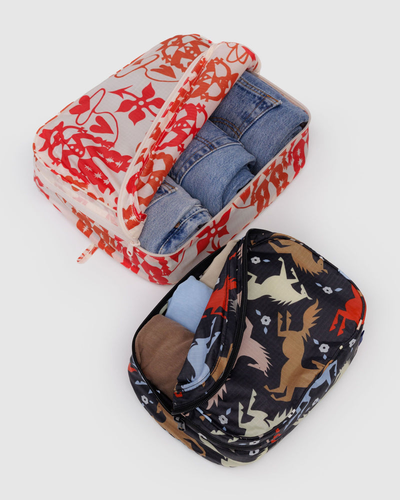 BAGGU Wholesale  Packing Cube Set - Western Cut-Outs