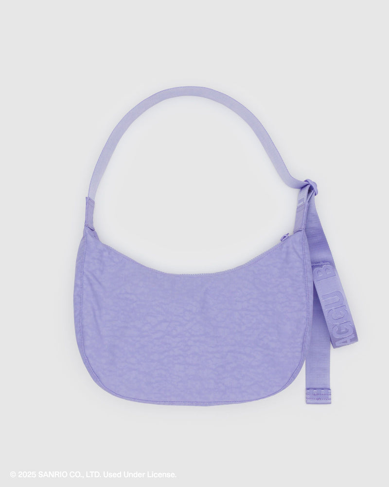 BAGGU Wholesale Cross Body Medium Nylon Crescent Bag - Embroidered My Melody Strawberry