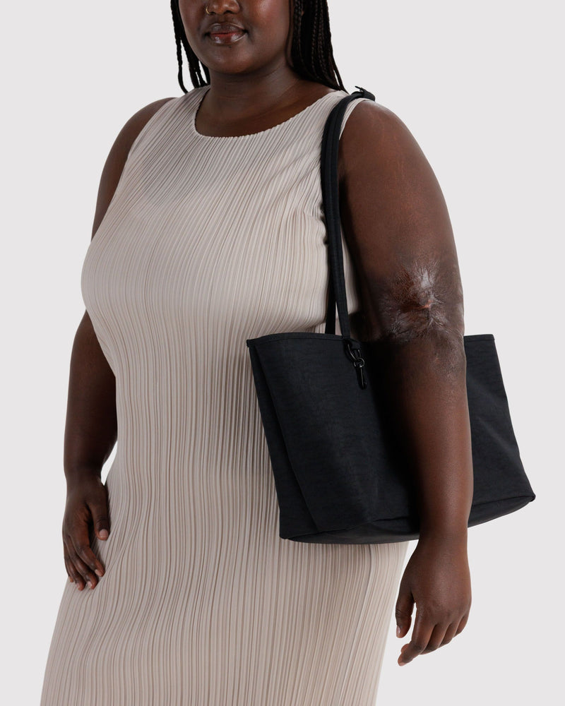 BAGGU Wholesale  Medium Nylon Reversible Tote - Black Mix