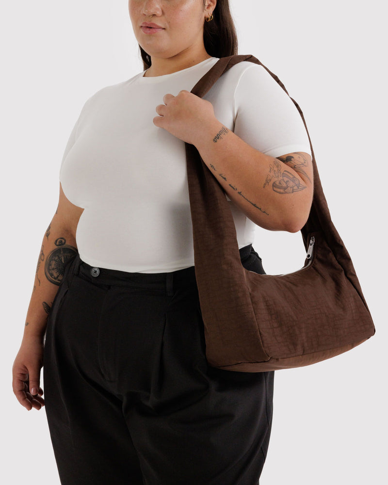 BAGGU Wholesale  Nylon Meringue Bag - Coffee