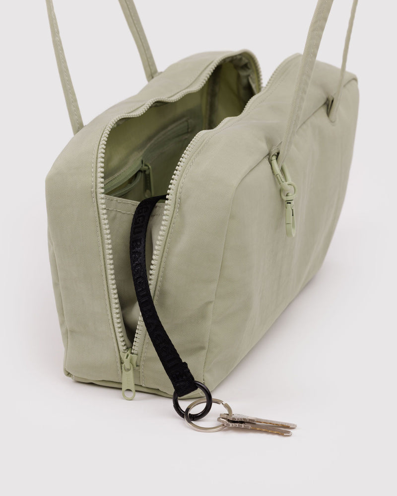 BAGGU Wholesale  Nylon Bowler Bag - Celadon