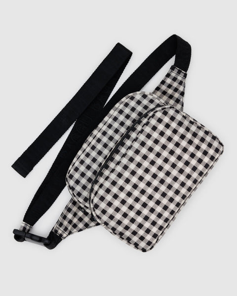 BAGGU Wholesale Shop All Fanny Pack - Black & White Gingham