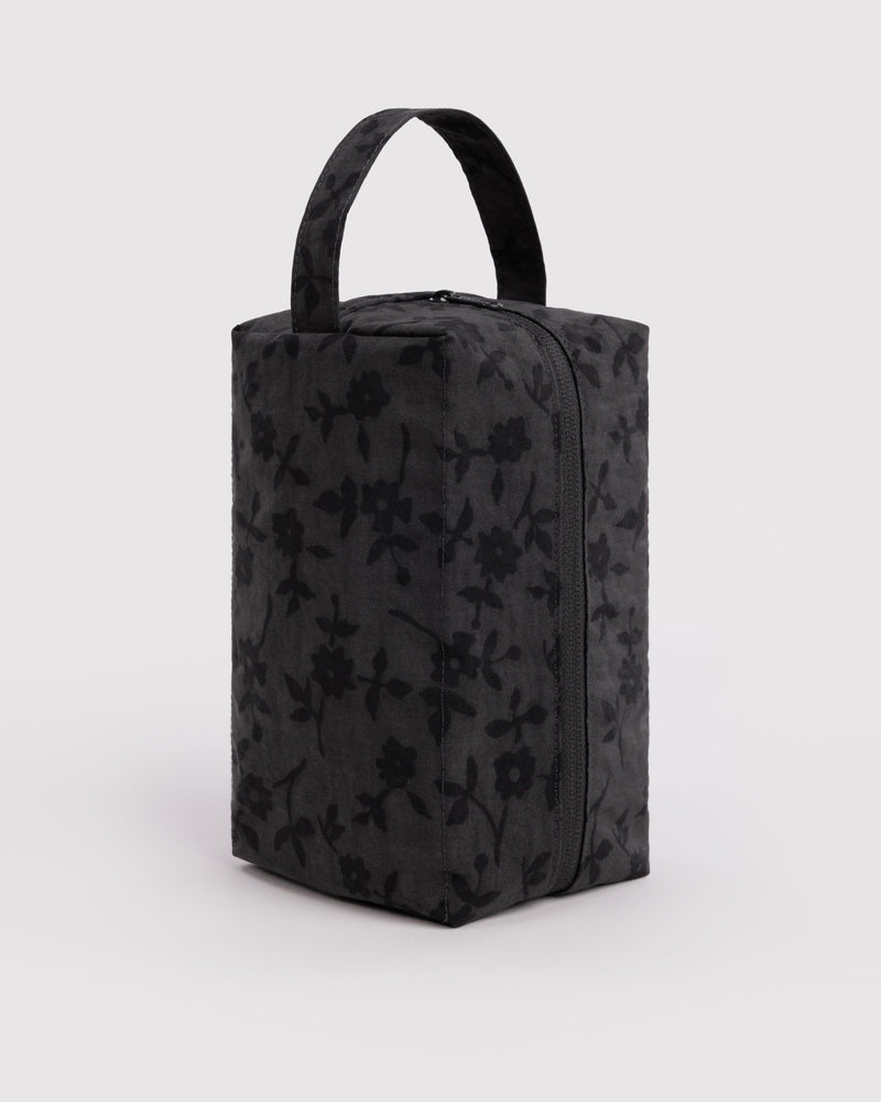 BAGGU Wholesale  Dopp Kit - Charcoal Ditsy Floral