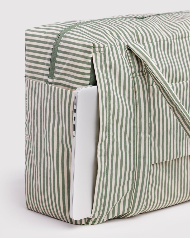 BAGGU Wholesale  Cloud Carry-on - Sage Stripe