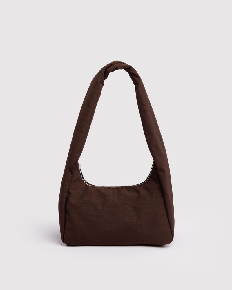 BAGGU Wholesale  Small Nylon Meringue Bag - Coffee