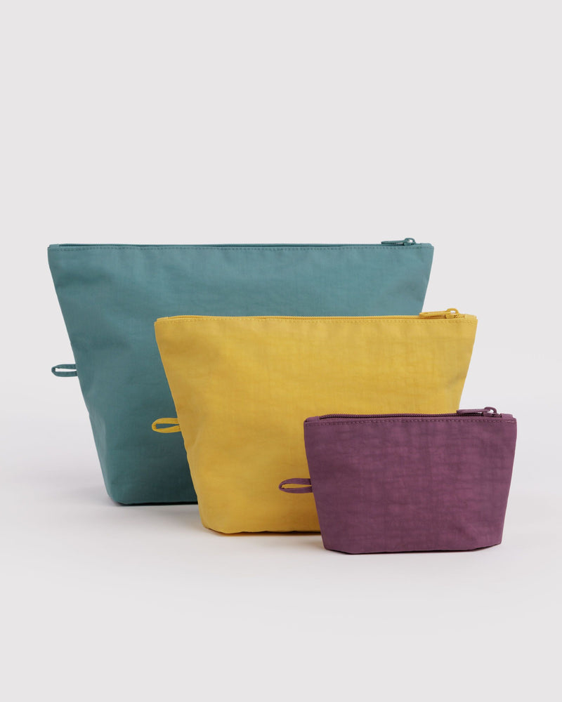 BAGGU Wholesale  Go Pouch Set - Jewel Mix