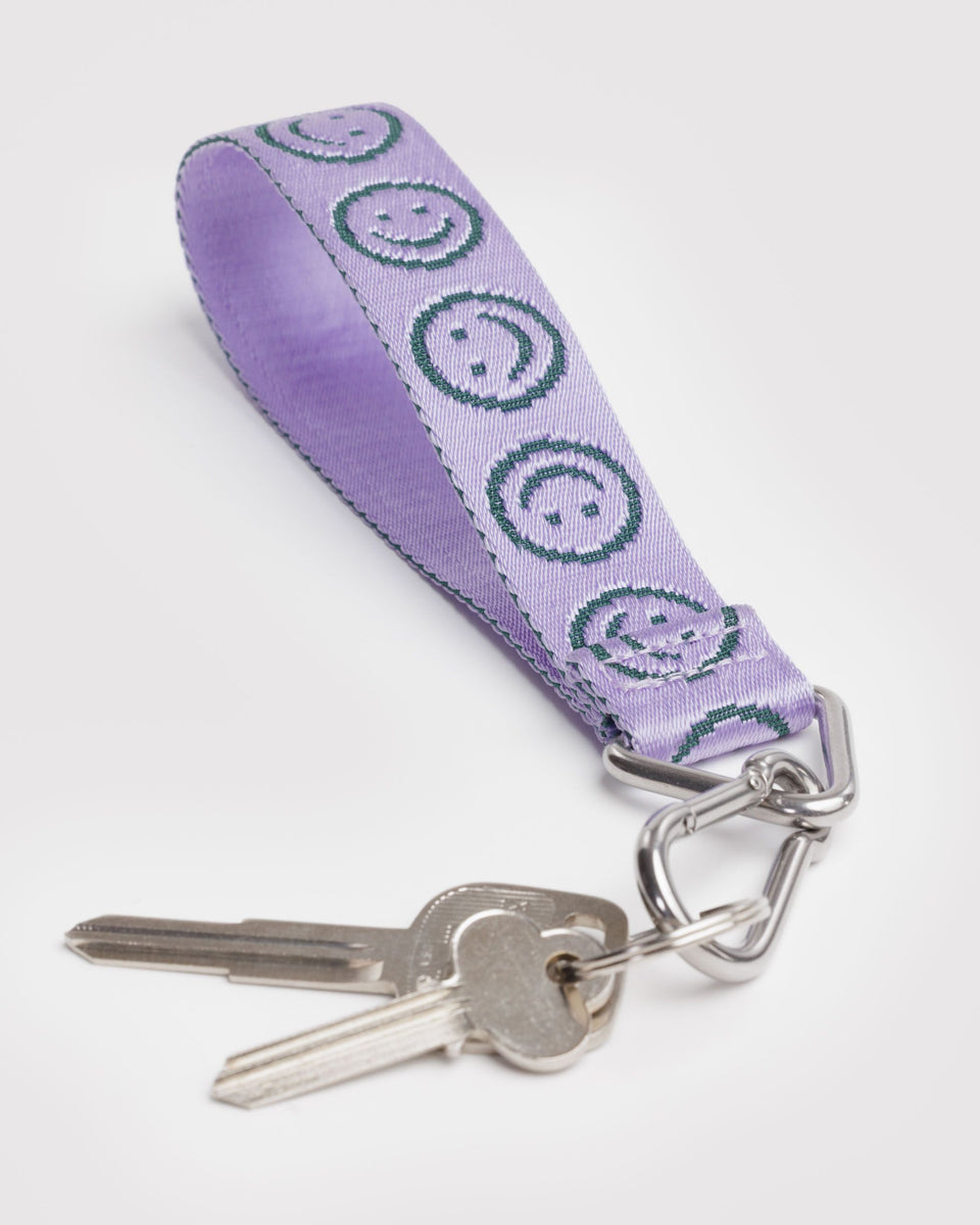 BAGGU Wholesale Cases & Sleeves Logo Keychain - Lilac Happy