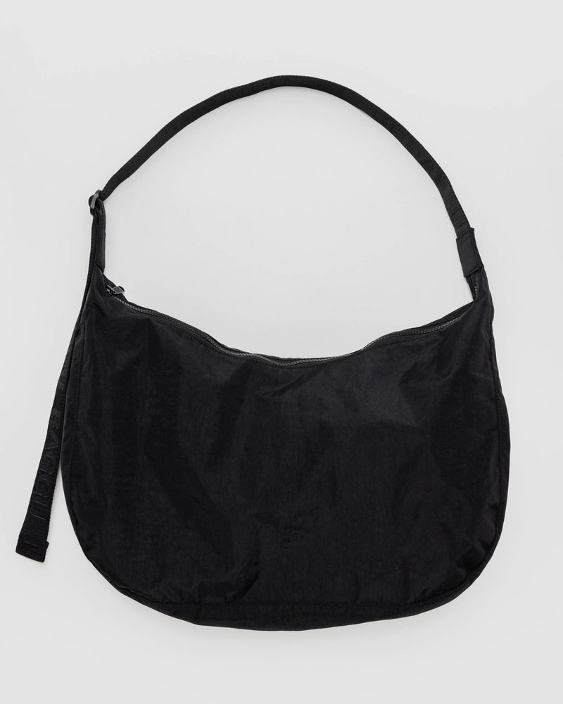BAGGU Wholesale Shop All Large Nylon Crescent Bag - Black 37.5