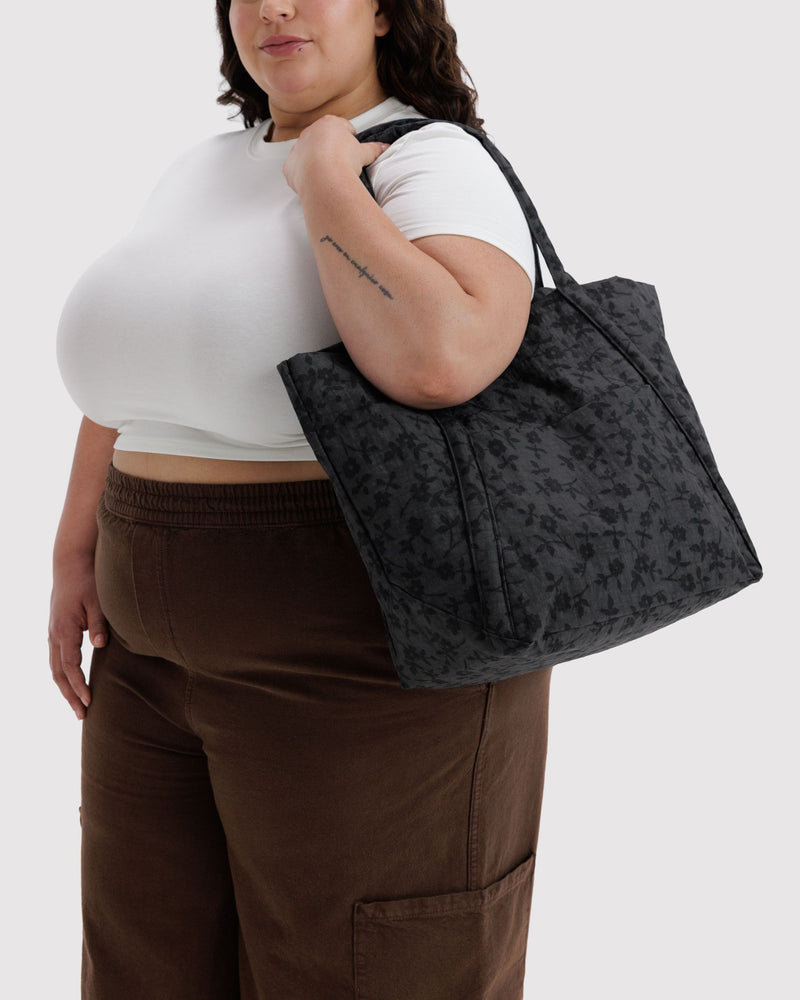 BAGGU Wholesale  Cloud Bag - Charcoal Ditsy Floral