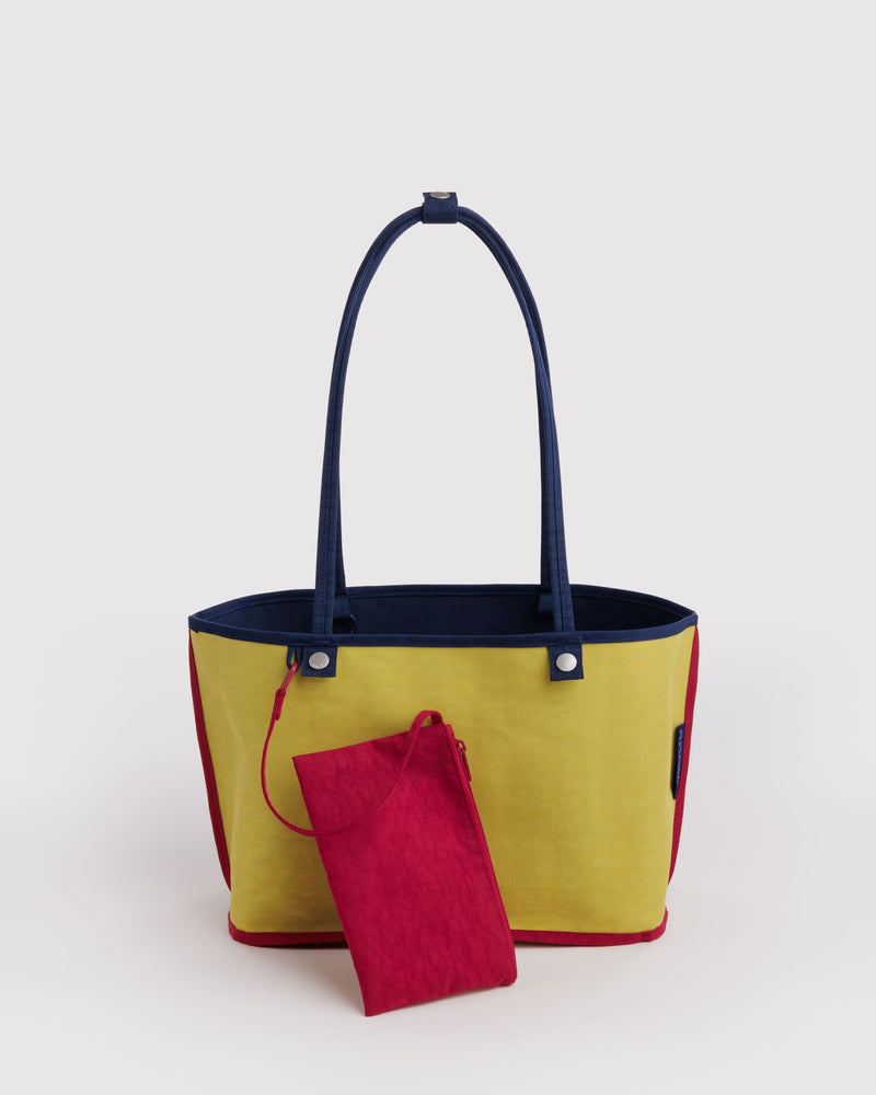 BAGGU Wholesale  Medium Nylon Reversible Tote - Navy Mix