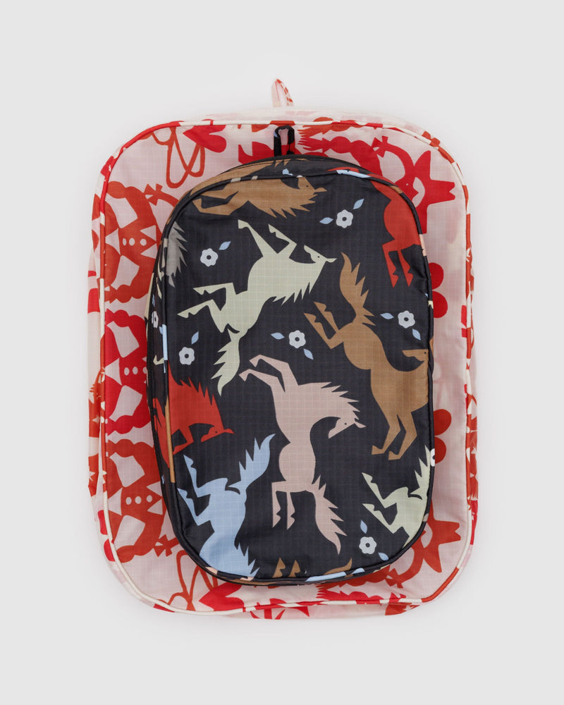 BAGGU Wholesale  Packing Cube Set - Western Cut-Outs