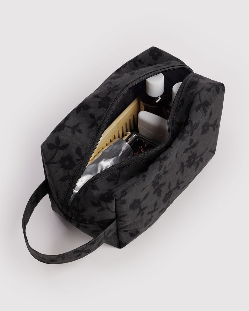 BAGGU Wholesale  Dopp Kit - Charcoal Ditsy Floral