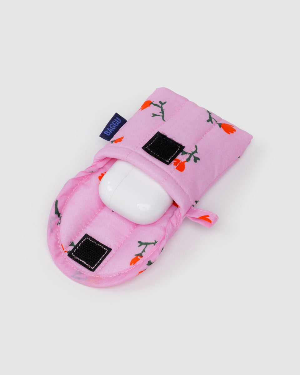 BAGGU Wholesale Cases & Sleeves Puffy Earbuds Case - Painted Wildflower