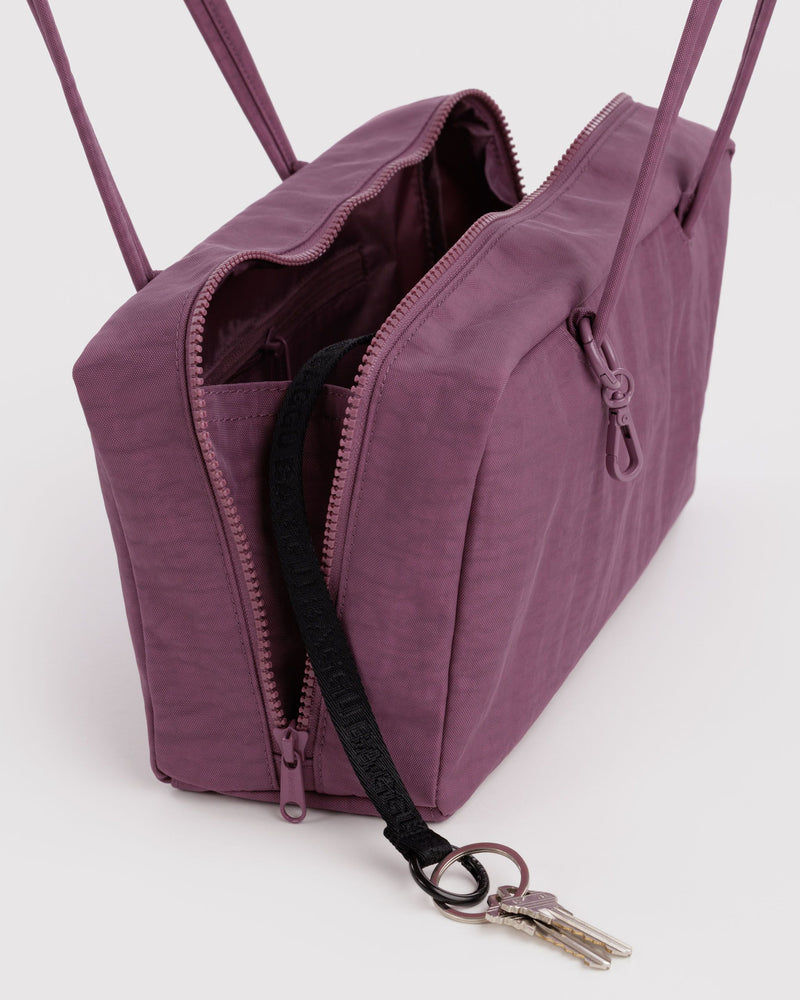 BAGGU Wholesale  Nylon Bowler Bag - Wild Plum