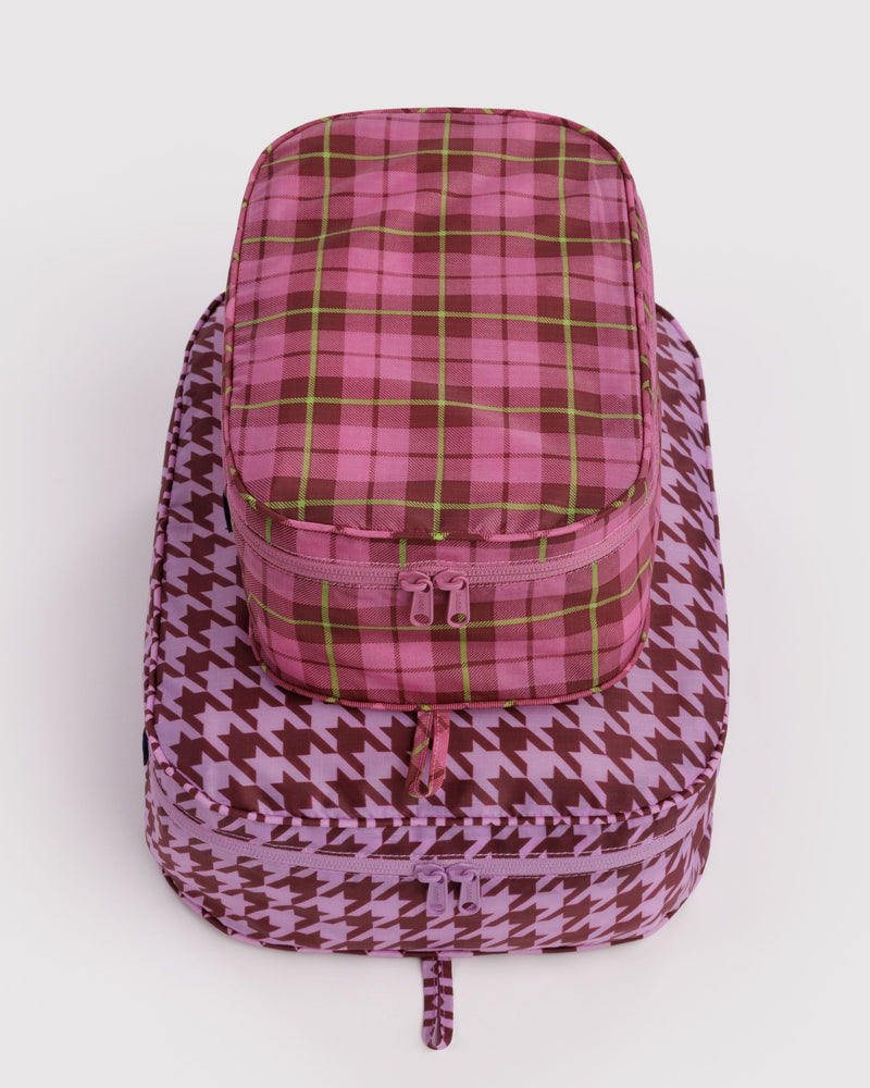 BAGGU Wholesale  Packing Cube Set - Check Mix