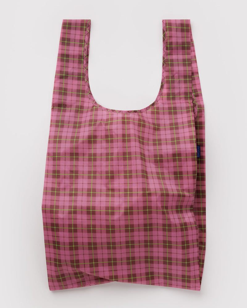 BAGGU Wholesale  Big Baggu - Azalea Pink Tartan