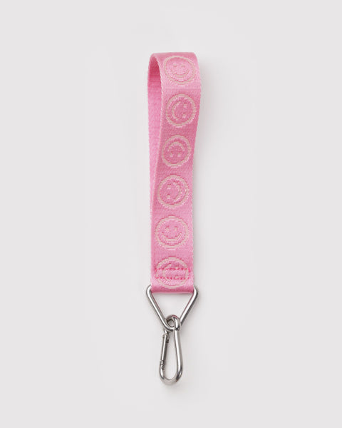 BAGGU Wholesale Cases & Sleeves Logo Keychain - Pink Happy