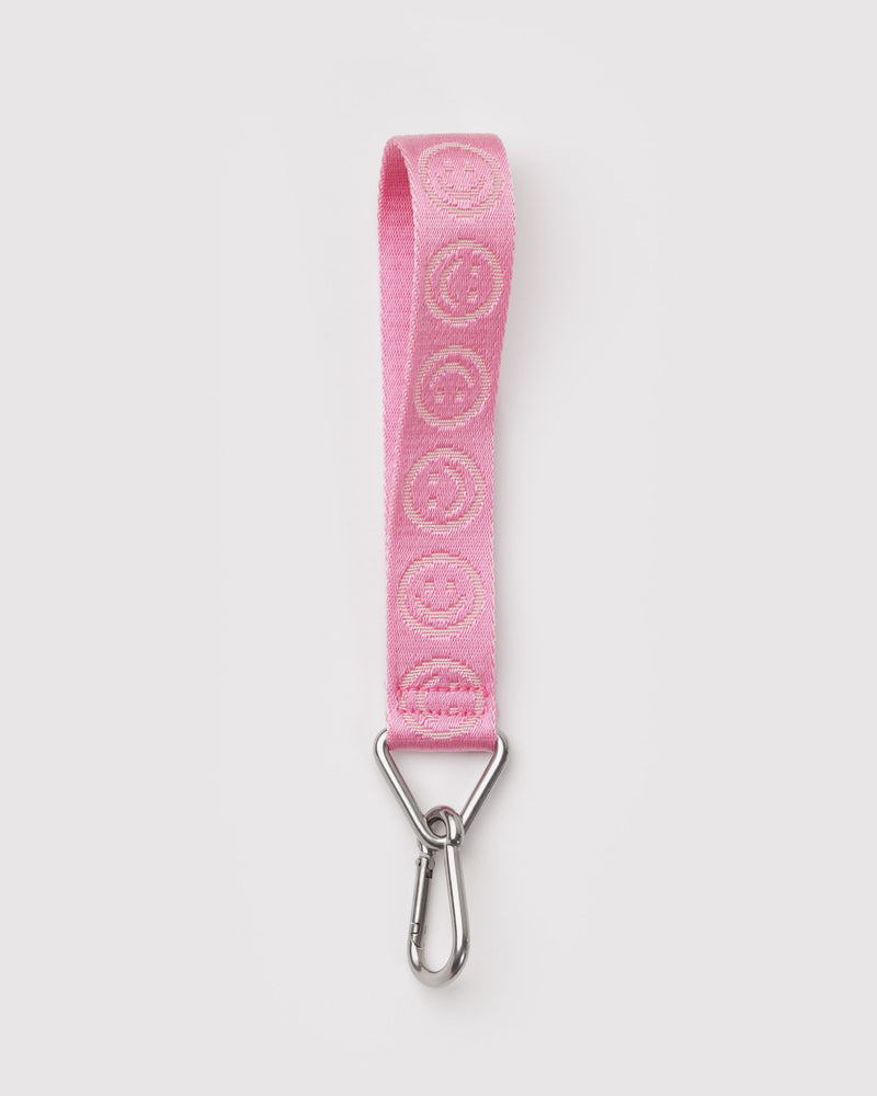 BAGGU Wholesale Shop All Logo Keychain - Pink Happy