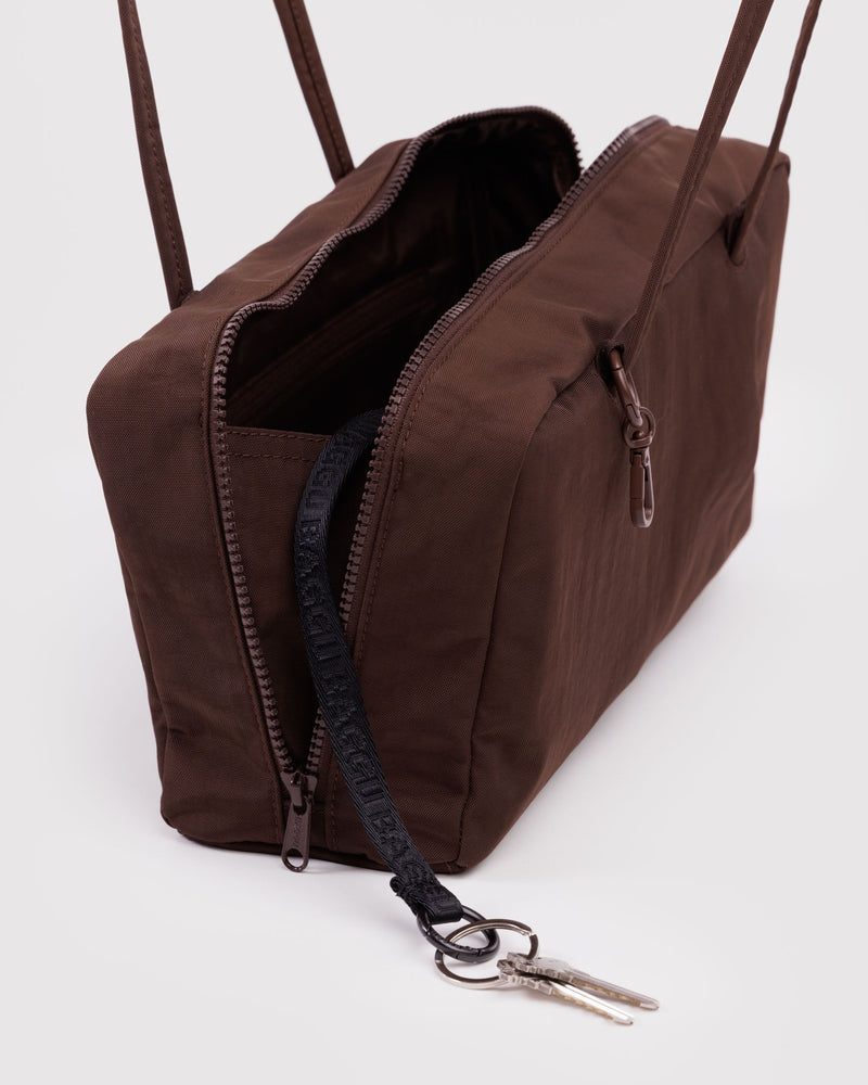 BAGGU Wholesale  Nylon Bowler Bag - Coffee