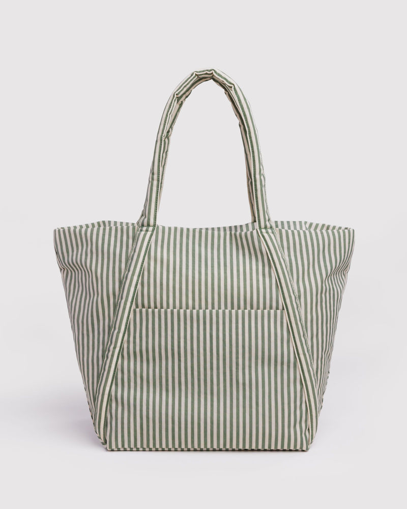BAGGU Wholesale Shop All Cloud Bag - Sage Stripe