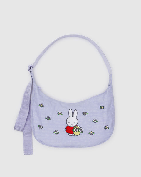 BAGGU Wholesale Shop All Medium Nylon Crescent Bag - Embroidered Miffy