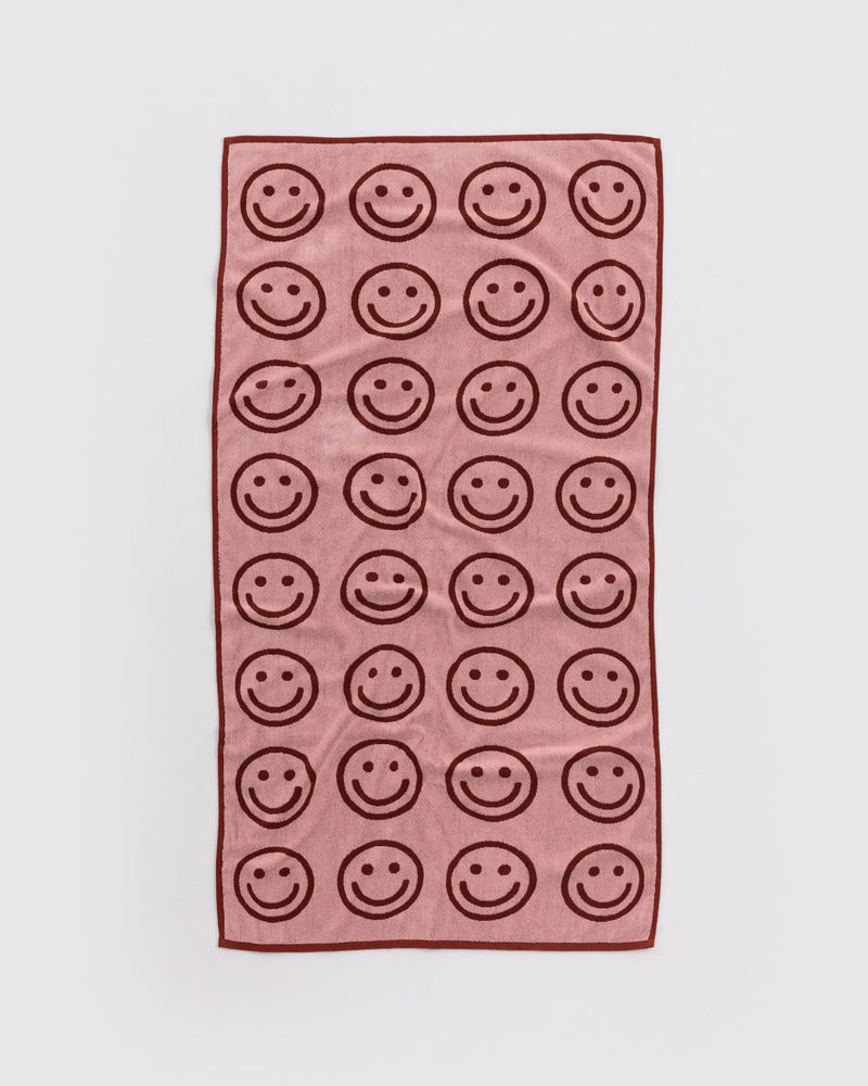 BAGGU Wholesale  Bath Towel - Blush Happy