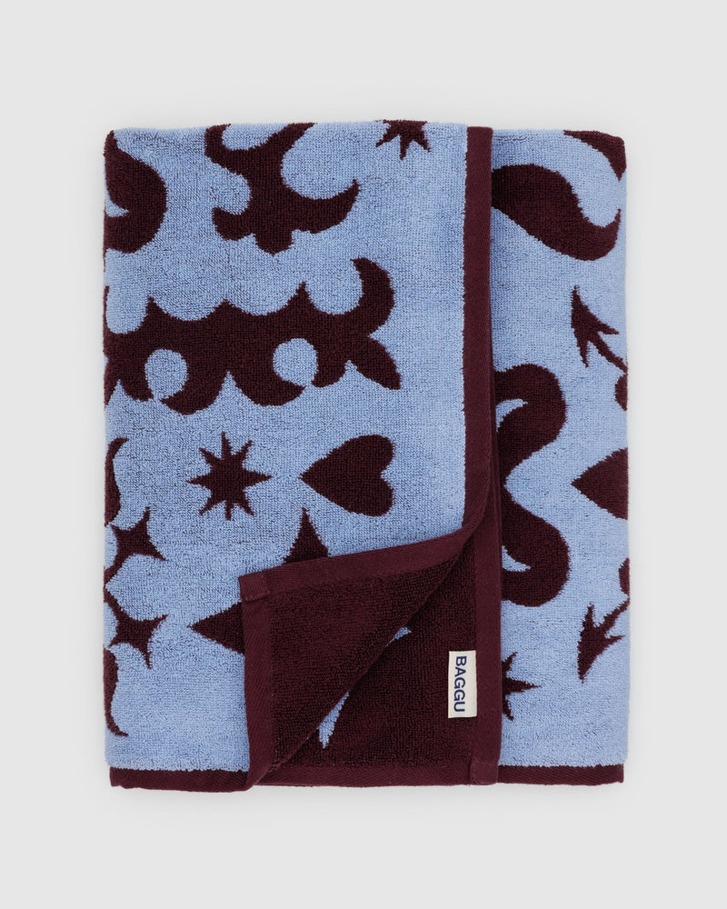 BAGGU Wholesale  Bath Towel - Western Cut-Outs