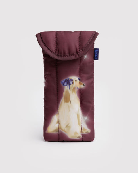 BAGGU Wholesale Cases & Sleeves Puffy Glasses Sleeve - Fancy Dogs