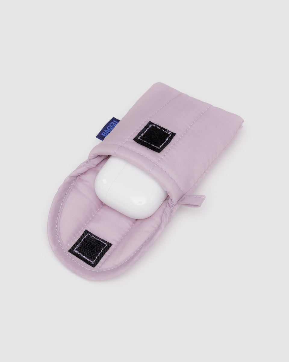 BAGGU Wholesale Cases & Sleeves Puffy Earbuds Case - Dusty Pink