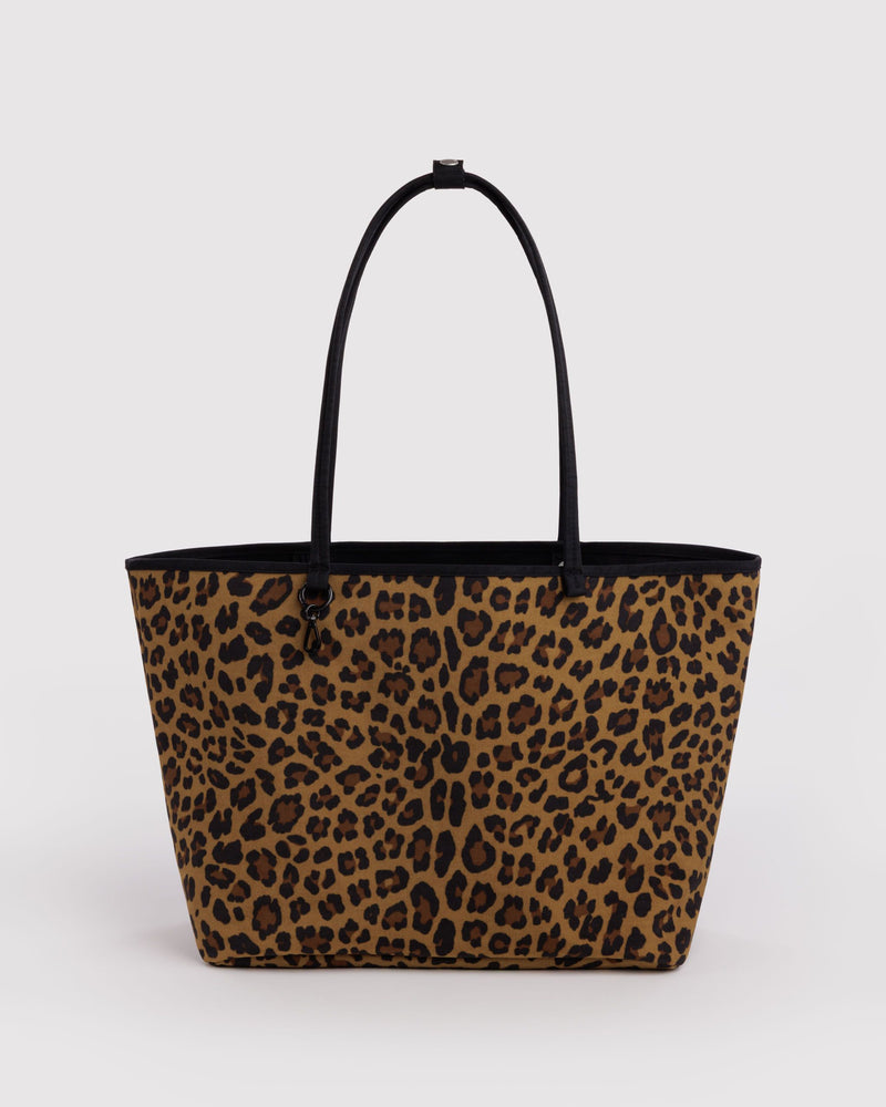 BAGGU Wholesale  Large Nylon Reversible Tote - Leopard Mix