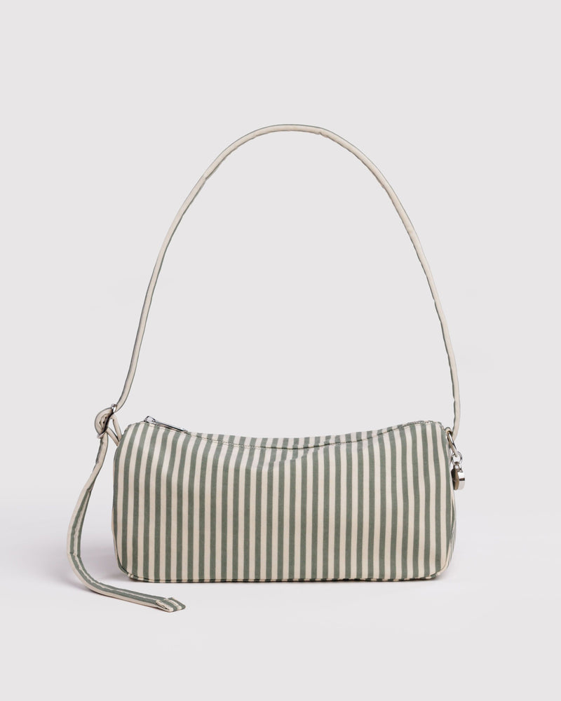 BAGGU Wholesale  Nylon Loaf Bag - Sage Stripe