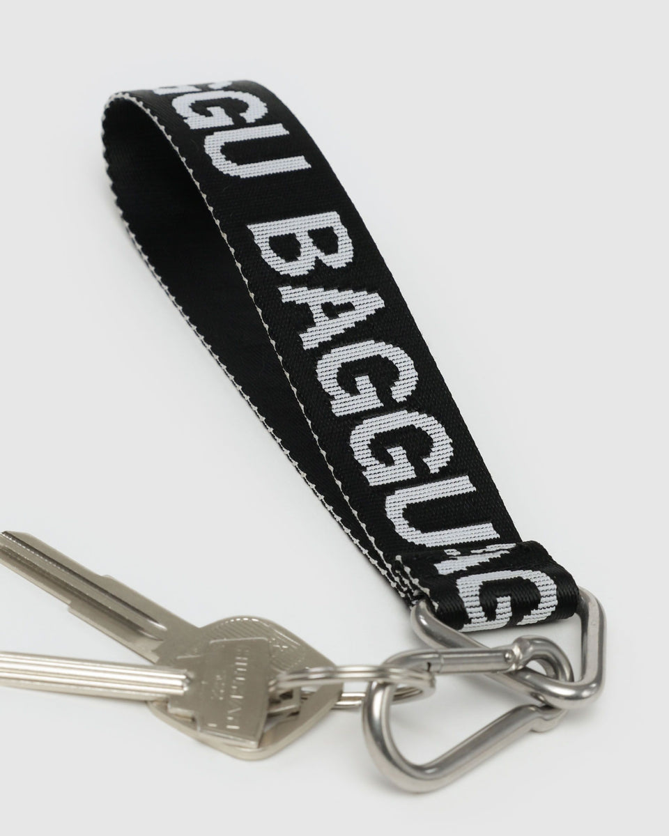 BAGGU Wholesale Cases & Sleeves Logo Keychain - Black and White