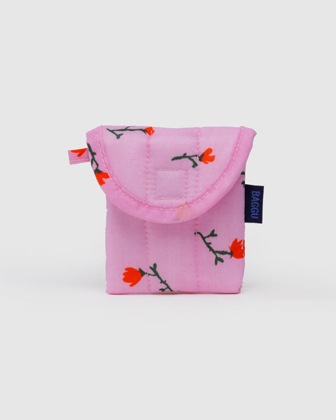 BAGGU Wholesale Cases & Sleeves Puffy Earbuds Case - Painted Wildflower