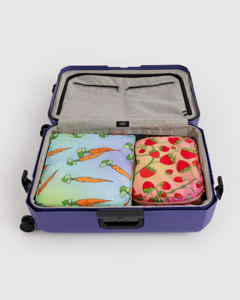 BAGGU Wholesale  Large Packing Cube Set - Carrots & Berries
