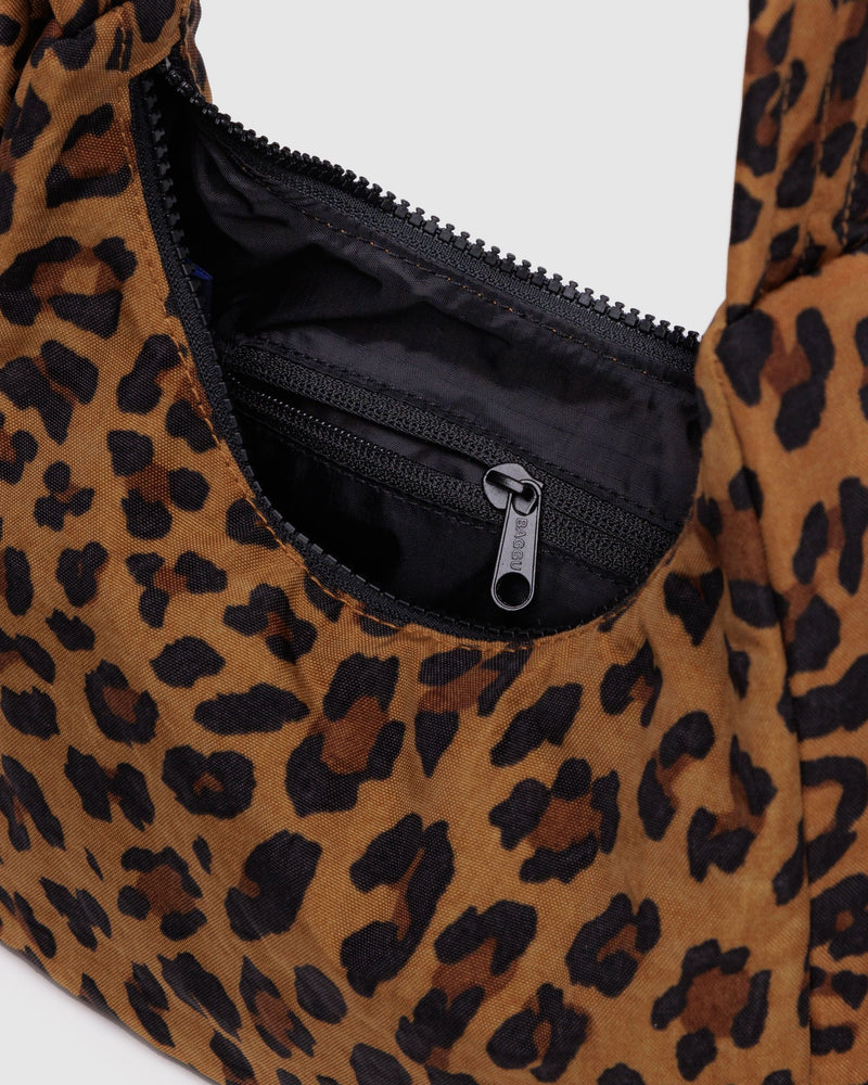 BAGGU Wholesale  Mini Nylon Shoulder Bag - Leopard