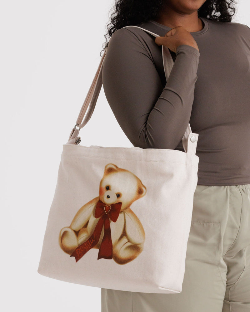 BAGGU Wholesale  Horizontal Zip Duck Bag - Teddy Bear