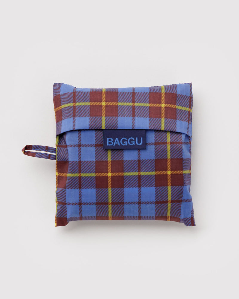 BAGGU Wholesale  Standard Baggu - Blue Tartan