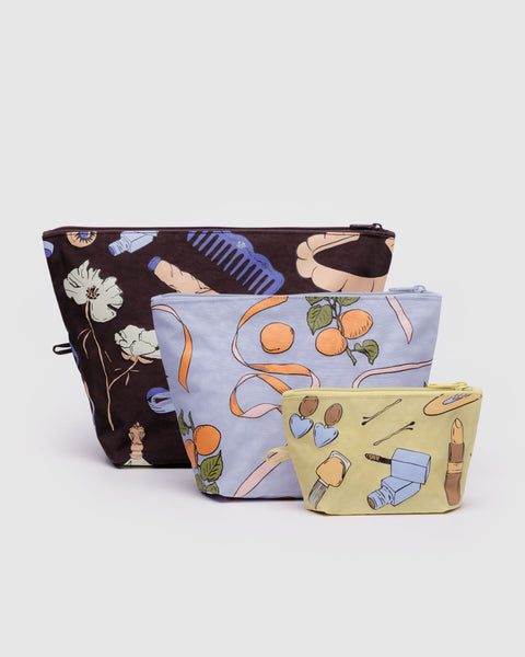 BAGGU Wholesale Travel Go Pouch Set - Get Ready With Me