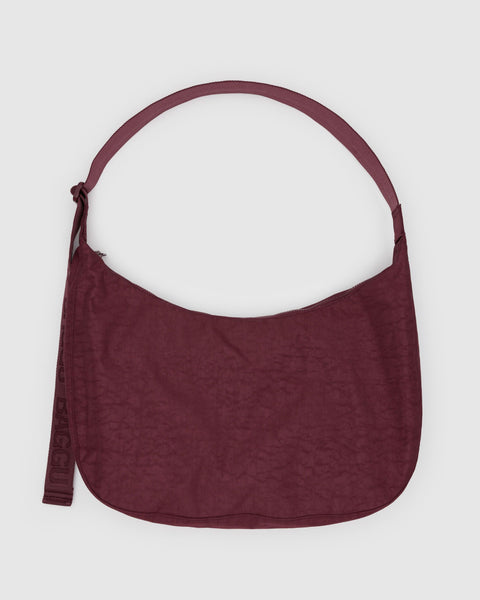 BAGGU Wholesale Shop All Large Nylon Crescent Bag - Mahogany