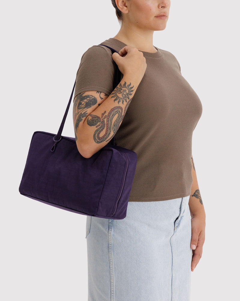 BAGGU Wholesale  Medium Nylon Bowler Bag - Fig
