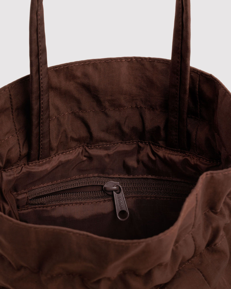 BAGGU Wholesale  Nylon Drawstring Bag - Coffee